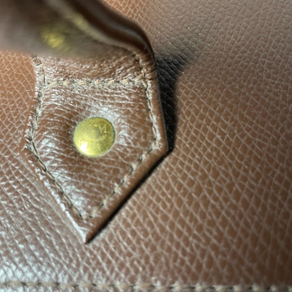 Auth MCM Brown Leather Vanity Bag - Picture 3 of 8